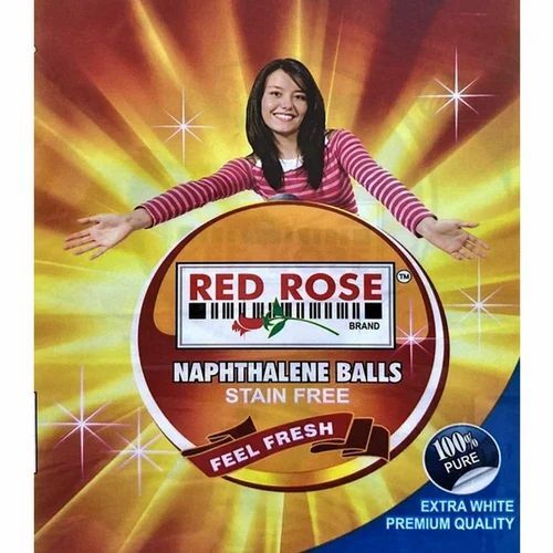 Naphthalene Balls Packaging Pouch - PET Material, 6x4 Inches, Multi Color, Glossy Finish, Single Layer Lamination, Printed Design