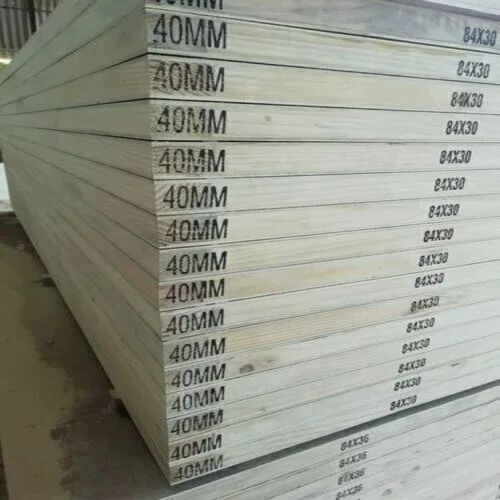 Pinewood Flush Door - Pinewood, 96x48 Inch, 40 mm Thickness | Durable, Strong, Eco-friendly, Easy Install, Unfinished