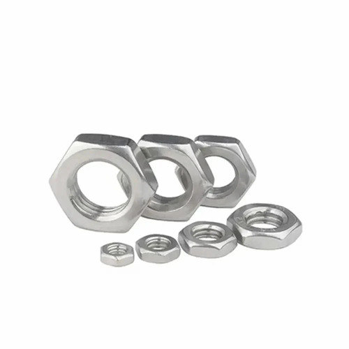 Stainless Steel Nut - Standard Size, Polished Finish | Easy to Use, Corrosion Resistant, Hexagonal Head