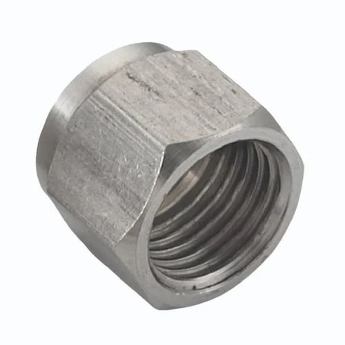 Stainless Steel Pipe Fitting Nut - Grey Oval Socket Joint, Easy Installation, Long-Lasting Performance, Vibration Resistant, Impact Resistant, Heat Resistant, Rust-Free Coating