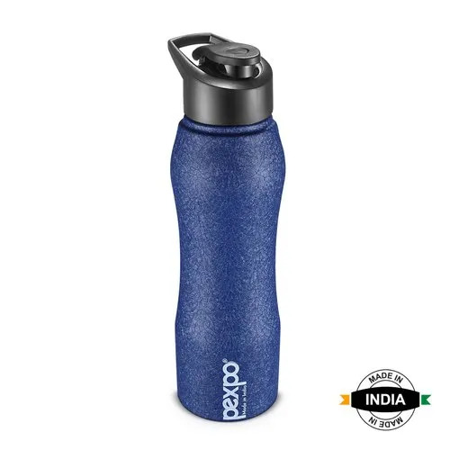 Water Bottle - Metal Construction, 1 Liter Size | Eco-friendly, Lightweight, Narrow Flip Top Lid