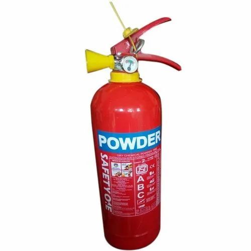 2Kg Abc Type Fire Extinguisher - Color: Red