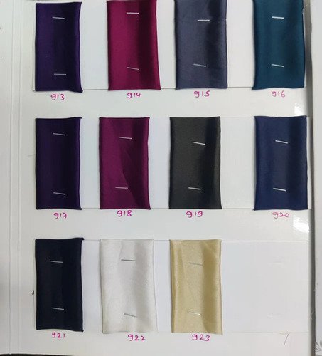 Bsy Satin Fabric - 100% Satin, Plain Texture, Washable, Shrink-Resistant, Ivory White