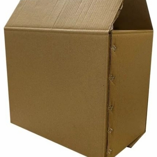 Corrugated Box - Kraft Paper, Rectangle Design, Brown Color | Eco-Friendly, Durable, Ideal for Gift & Crafts, Personal Care Packaging