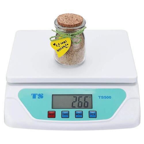 Digital Weighing Scale - Color: Silver