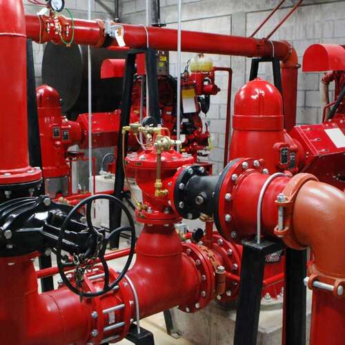 Fire-Hydrant System - Color: Red