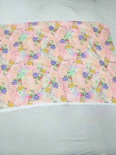 Georgette Digital Printed Fabric - Washable, Shrink Resistant | Various Colors, Plain Georgette Style, Printed Texture