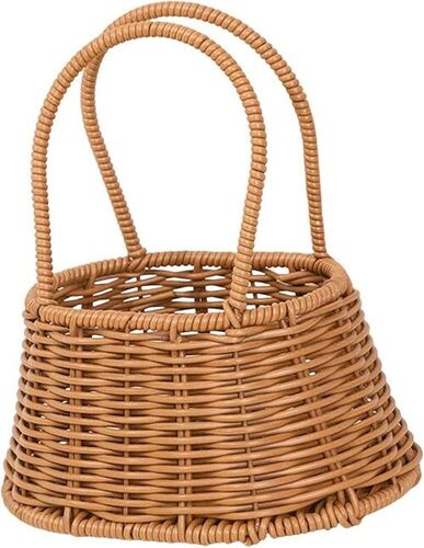 Handmade Woven Hanging Basket  - Color: Brown