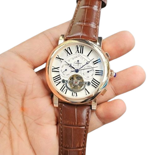 Leather Men Watch