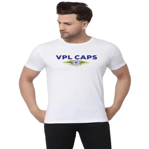 Men's Cotton Short Sleeve T-Shirt - Regular Fit, Soft and Comfortable O-Neck Design, Plain White Color