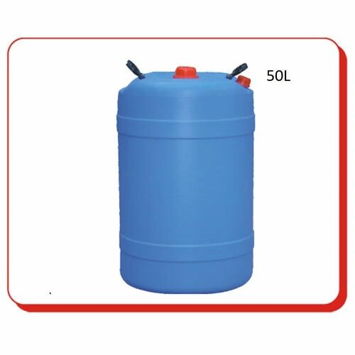 Narrow Mouth HDPE Drum - 400mm Diameter 500mm Height 50L Volume | Impact Resistant Chemical Proof Leak Proof Food Grade Rust Free UV Resistant Weatherproof Stackable Design
