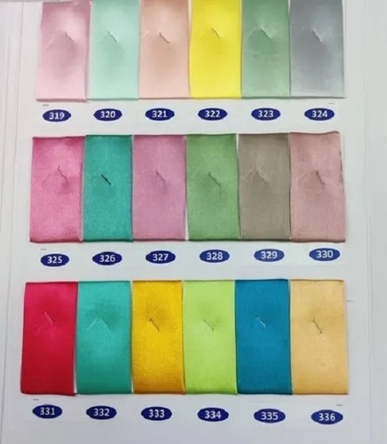 Plain Ultra Satin Fabric - 100% Satin Material, Dull Satin Texture, Plain White Color | Washable, Shrink-Resistant, Ideal for Textile Industry