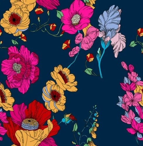 Rayon Digital Printed Fabric