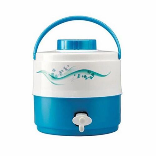 Water Cooler Jug - 10 Ltr Capacity, 15 Inch Height , Durable Plastic Material, Blue Color, Fine Finished