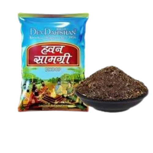 Hawan Samagri Packaging Pouches - LDPE Material, 12x18 inches, Multi Color | Flexographic Printed, Glossy Finish, Heat Sealed Closure