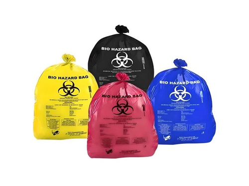 Bio Hazard Bags - Tear Resistant Material Customized Sizes Various Colors | For Garbage Use Quality Tested Timely Delivery