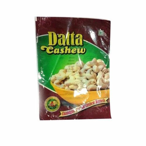 Cashew Nut Packaging Pouch - Plastic Material, Multi Color | Printed Design for Secure and Eye-Catching Packaging Solutions