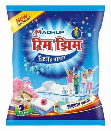 Detergent Powder Packaging Pouch - Polypropylene, 1 Kg Capacity, 18.5 x 27 cm Size, Multi Color, 2-Layer Construction, 0.5 mm Thickness