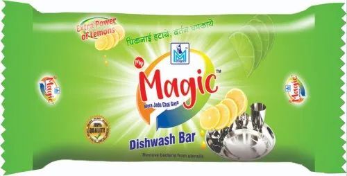 Dishwash Bar Packaging Pouch - Plastic, 19.5x14.5 cm , Multi Color, Waterproof Design for Enhanced Durability and Utility