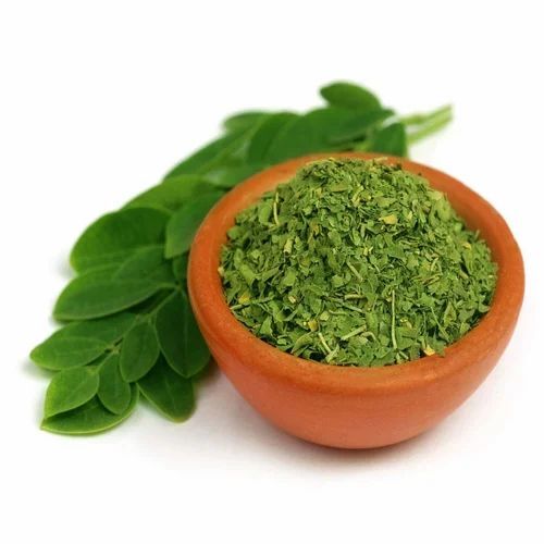 Dried Moringa Leaves - Organic Green Herbal Supplement | Good Quality 24 Months Shelf Life Medicinal Usage Packaged in Bag Ideal for All