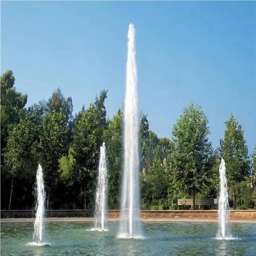 High Jet Fountain - Stainless Steel 1 Feet Water Height Dynamic Water Effects with Adjustable Height and Multi-Nozzle Design