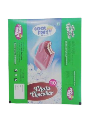 Ice Cream Packaging Pouch - Plastic, Multi Color | Printed Design for Versatile Use