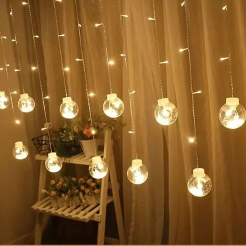 LED Ball Light - Plastic Material, White Color | Energy Efficient, Durable LED Lighting Source