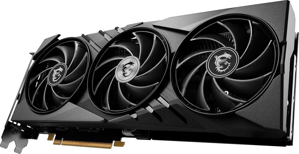 Msi Geforce Rtx 4070 Super 12G Gaming X Slim Graphic Card - Color: Black