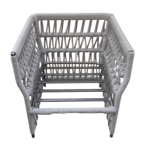 Outdoor Rope Chair - Color: Grey