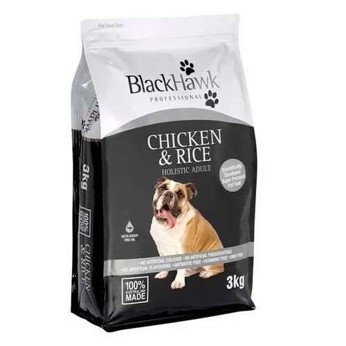 Pet Food Packaging Pouches - Plastic Moisture Proof | Multi-Color Printed Heat Seal Closure for Optimal Freshness and Convenience