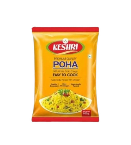 Poha Packaging Pouch - Plastic, 800 gm Capacity, Multi Color | Waterproof Design for Optimal Poha Preservation