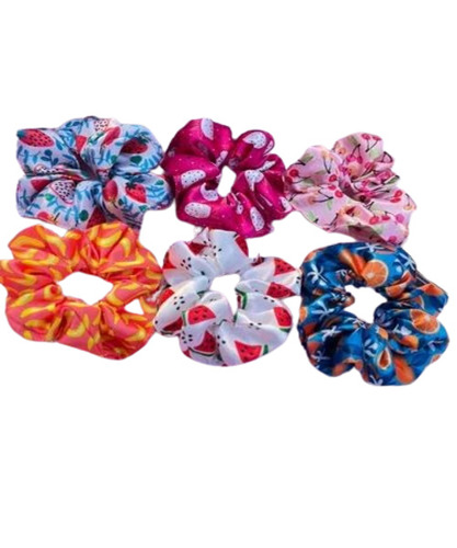 Printed Hair Scrunchies