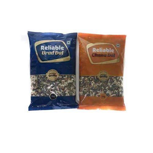 Pulses Packaging Pouch - Plastic Material Multi Color Printed Pattern | Perfect for Storing Pulses with Eye-Catching Design