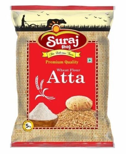 Wheat Flour Packaging Bag - Plastic Material, 10 Kg Capacity | Multi Color, Waterproof Design for Durable Storage