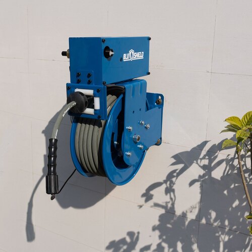 Zephyr Pressure Washer Hump Back Hose Reel - Color: Blue