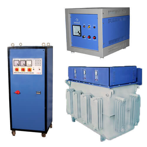 Three Phase Air Cooled Servo Stabilizers - Design: Na