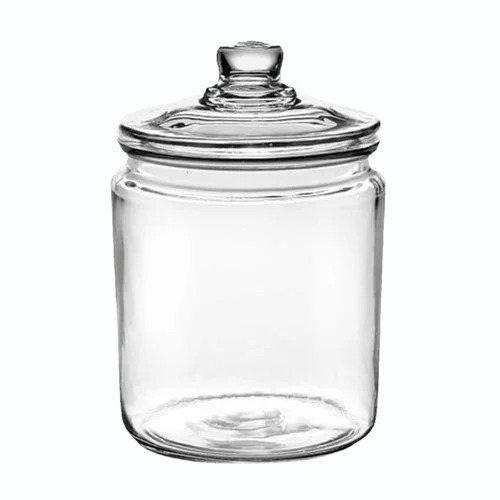 Glass Jar - Color: White