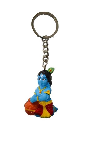 PVC Krishna Key Chain