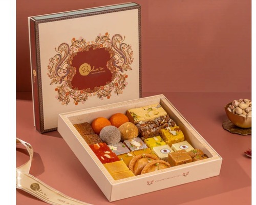 Sweet Packaging Box - Paper Material, Rectangular Shape, Various Colors | Durable, Eco Friendly, Ideal for Sweet Packaging