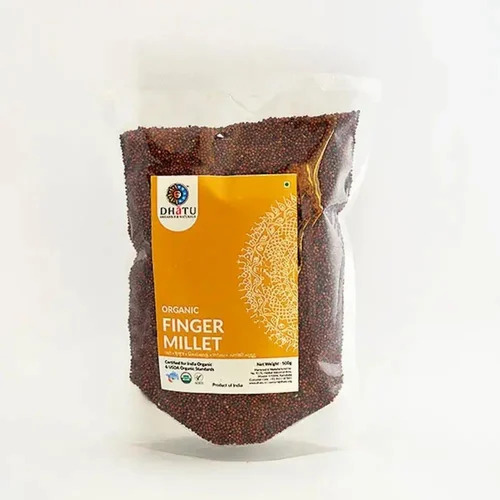 1kg Dhatu Organic Ragi Whole - 100% Pure, Dried | Natural, Organic Cultivation, Packaged For Freshness, 12 Months Shelf Life