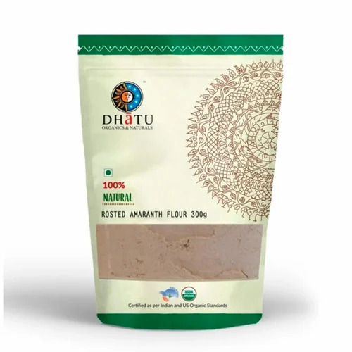 Dhatu Organic Roasted Amaranth Flour - 300g Packet | Natural Ingredients for Culinary Use Good Quality Packaging