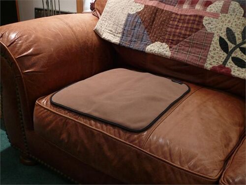 Leather Sofa Cover - Pattern: Plain Dyed