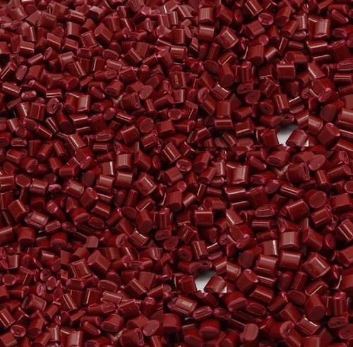 Maroon Polypropylene Granules - Color: .