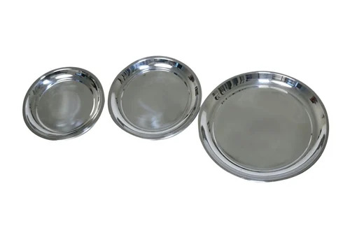 Stainless Steel Dinner Plate