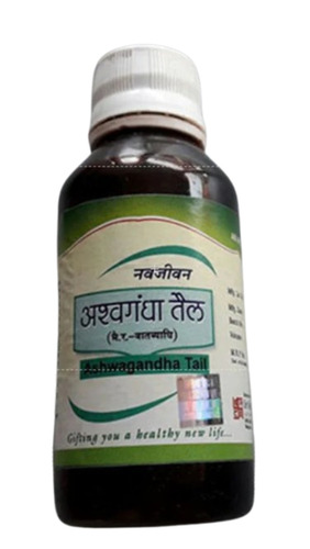 Ashwagandha Tail - 100ml Herbal Oil, 100% Pure with Fragrance Compound, 12 Months Shelf Life, Store in Dry Place