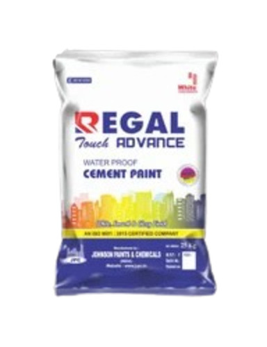 Cement Paint Bag - Multi Color Waterproof Plastic, Printed Peel & Seal Loop Handle Design