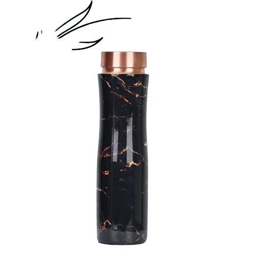 कॉपर कर्व वाटर बॉटल