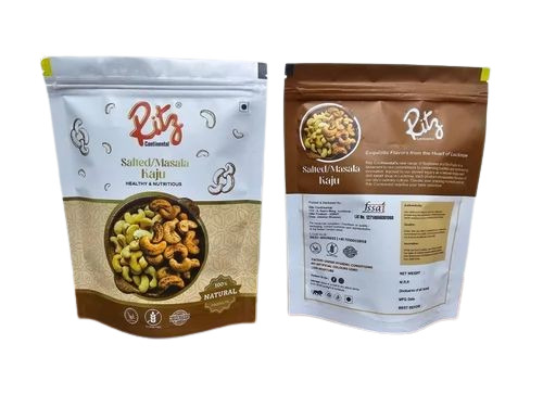 Dry Fruits Packaging Pouches - Printed Plastic Material , Multi Color Design for Versatile and Attractive Dry Fruit Storage