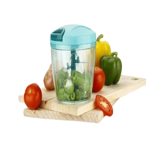 Easy Pull Chopper - Plastic Material Customizable Size Green Color | Features Multicolor Options For Versatile Kitchen Use