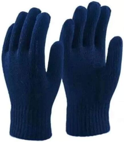 Full Finger Cotton Knitted Gloves - Color: All